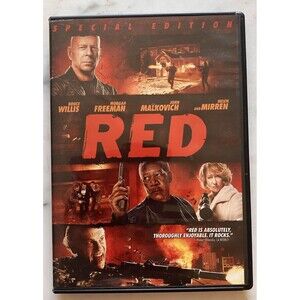 RED (DVD, 2010) Special Edition Starring Willis Freeman Malkovich‎ & Mirren EUC
